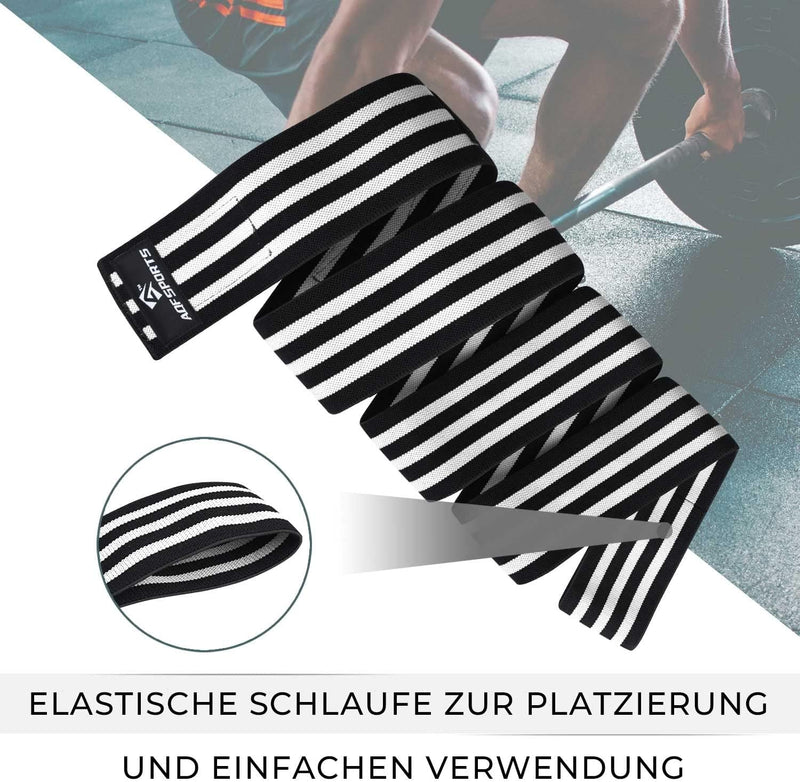 AQF Kniebandage, Kraftraining Kniebandage Männer Damen - IPL USPA Genehmigt Fitness Knieschützer, El