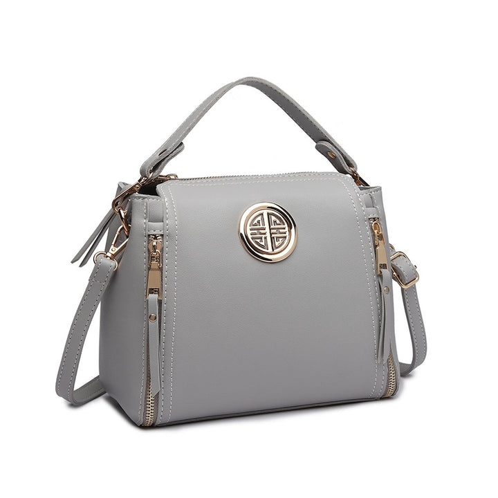 Miss Lulu Handtasche Damen Schultertasche Henkeltasche Pu Leder Elegant Umhängetasche Mittlere Top G