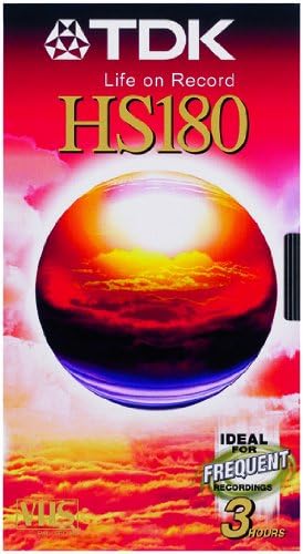 TDK T03157 VHS Videokassette HS-180 (2 Stück) 180 Minuten Laufzeit
