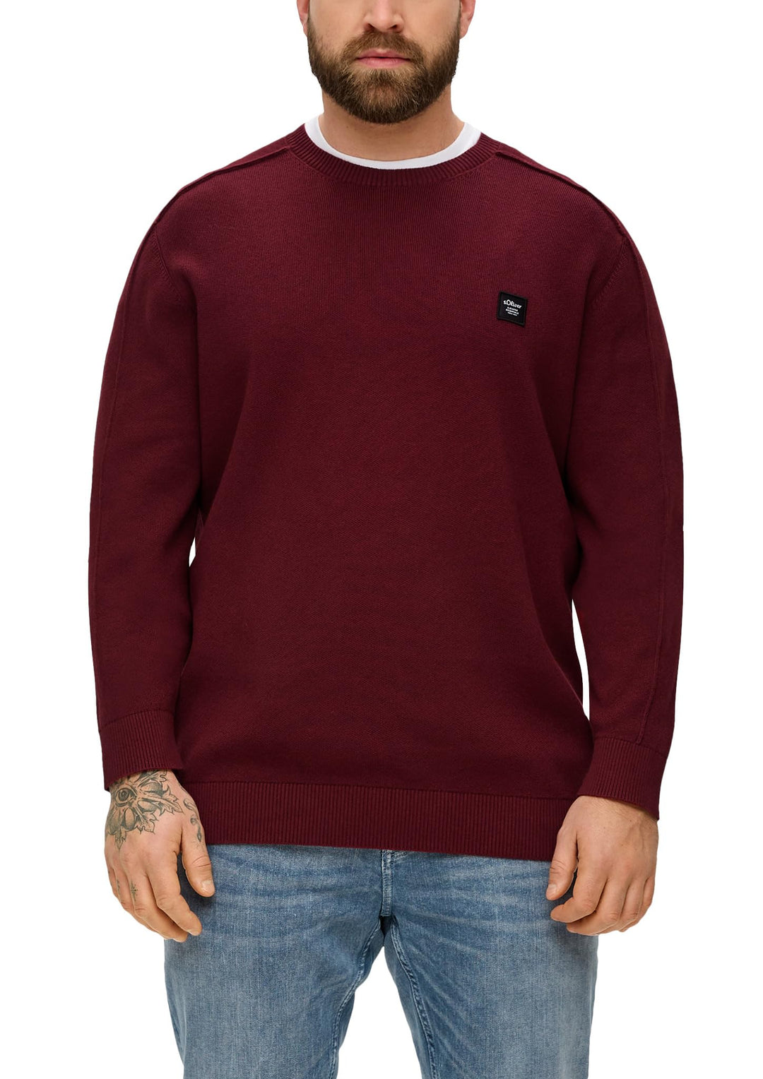 s.Oliver Herren 2143289 Pullover mit Crew Neck 4XL 3976, 4XL 3976