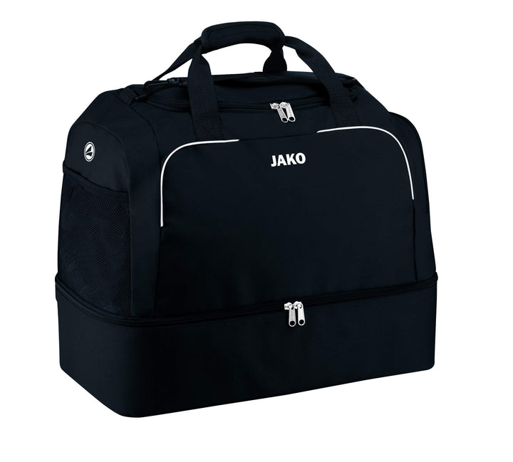 JAKO Classico Sporttasche mit Bodenfach Gr. 2 Ohne Geschlecht 3 (Senior) Schwarz, 3 (Senior) Schwarz