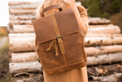 Gusti Kurierrucksack Leder - Jaime Rucksack Lederrucksack Vintage Cityrucksack Outdoorrucksack Lapto