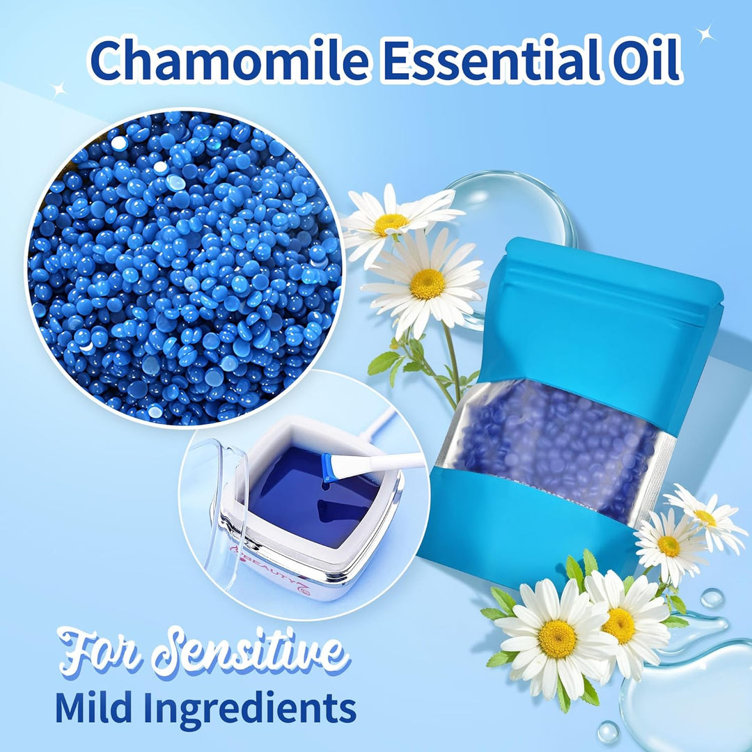 Beauty7 Nose Wax Kits Nasen Waxing Set Nasen- und Ohrenhaarentfernung Mini Wachswärmer Nasenwachs Se