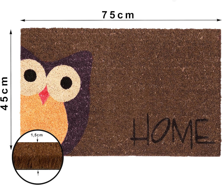 Betz Kokosmatte aus 100% Kokos -Fussmatte - Fussabstreifer –Schmutzfangmatte Grösse 45 cm x 75 cm x