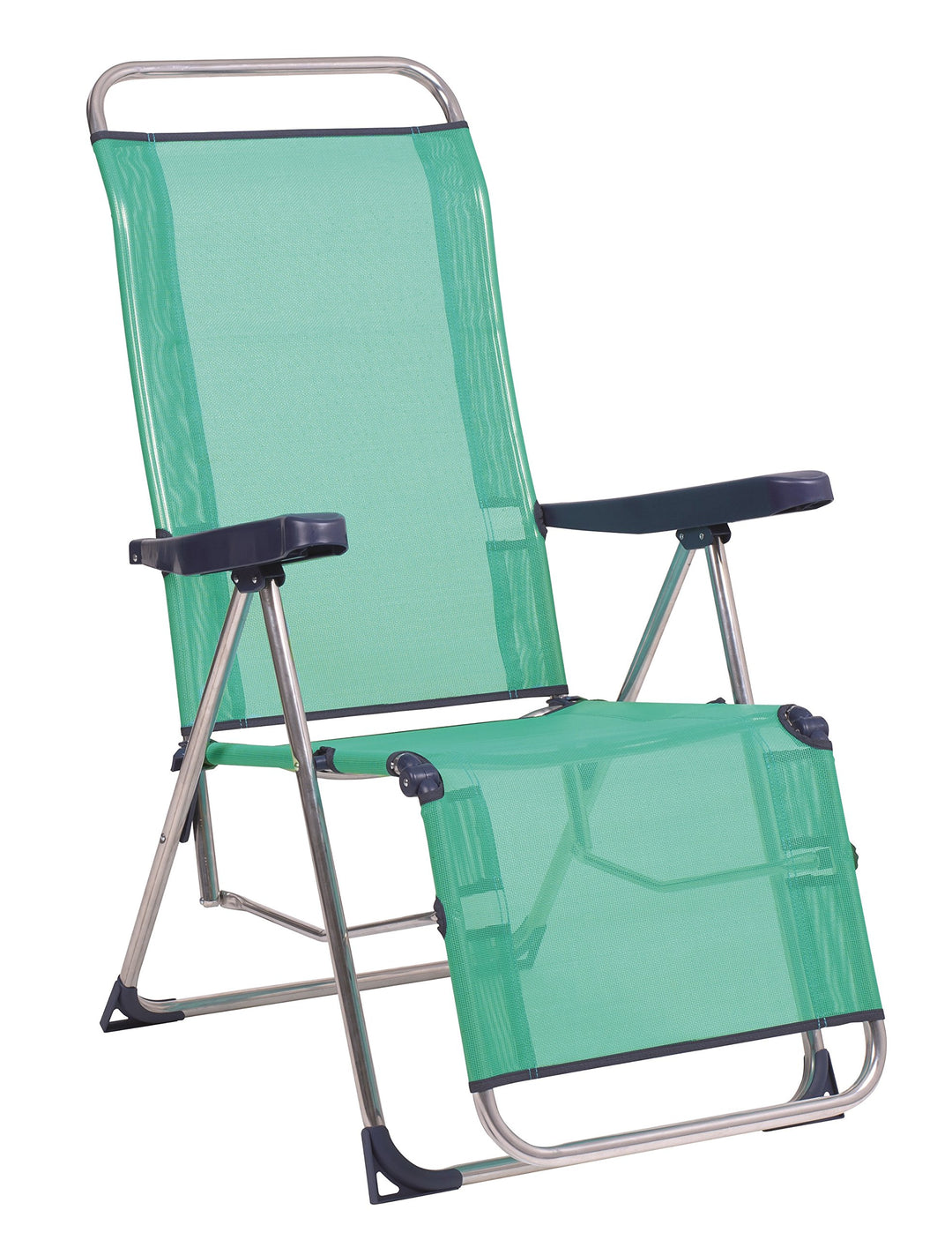 Alco-480ALF-0030 Relax Fibreline, geschlossene Füsse, Farbe blau grün, 103 x 65 x 14 cm (1-480AZ)
