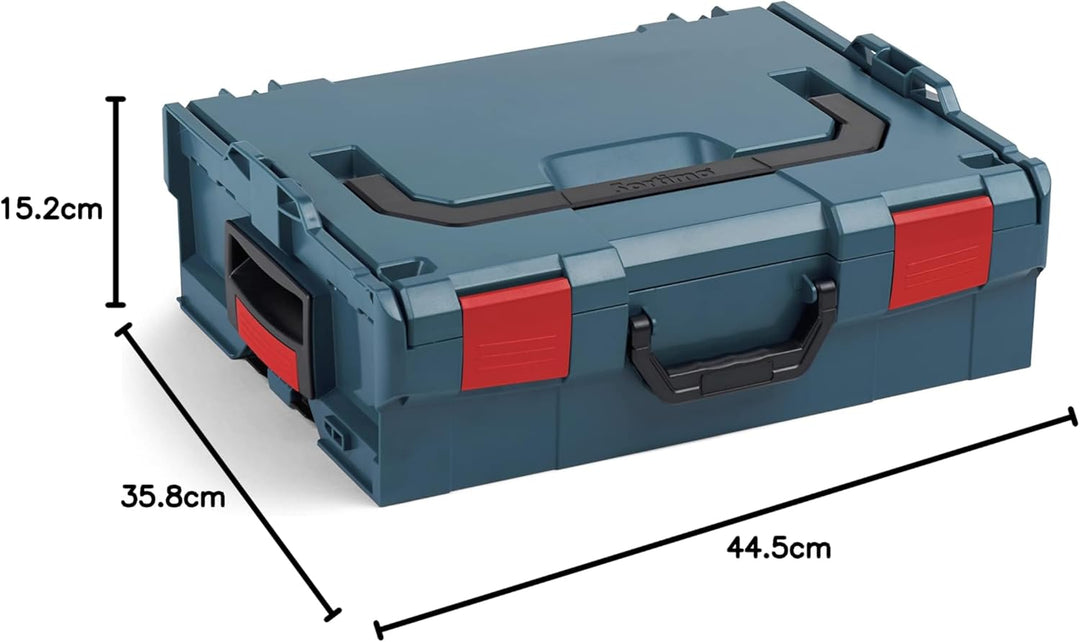 L-BOXX Sortimo L BOXX 136 3er Set | Grösse 2 professional blau individuell anpassbar mit Ihrem Logo