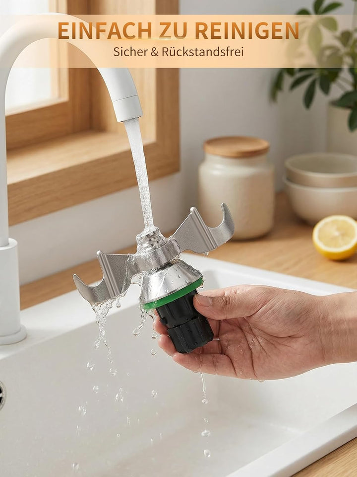 Weenkler Teigmesser & Mixmesser für Thermomix TM7 TM6 TM5, Ersatzmesser aus Edelstahl, Zubehörteile