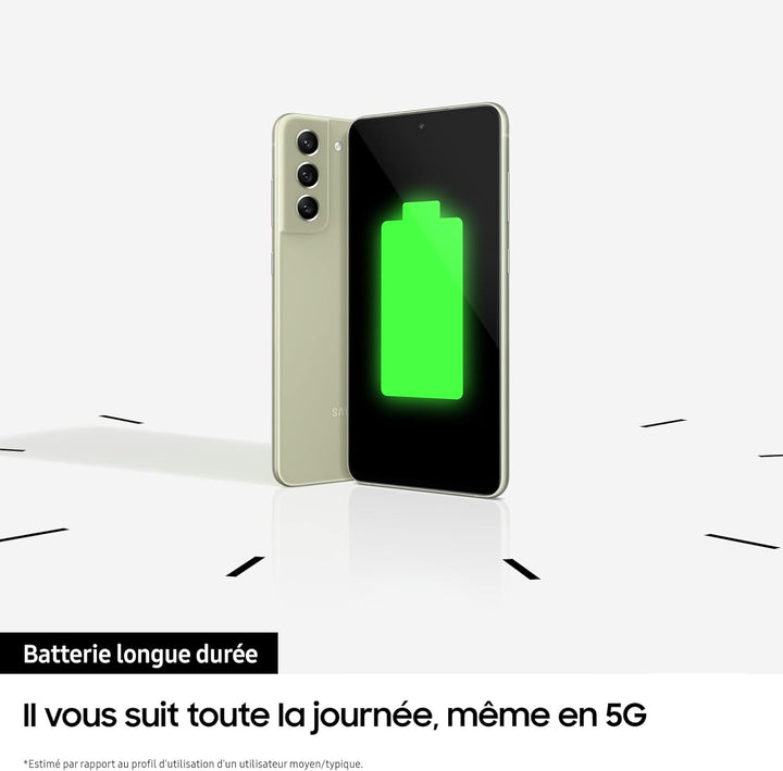 Samsung S21 FE 128GB 5G Blanc Black, Black