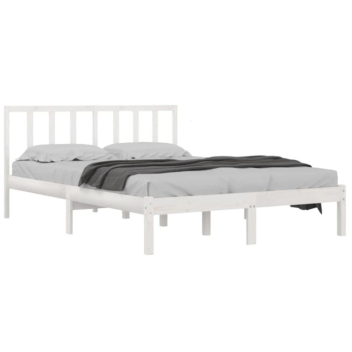 vidaXL Massivholzbett Holzbett Bett Doppelbett Bettgestell Bettrahmen Lattenrost Schlafzimmermöbel S