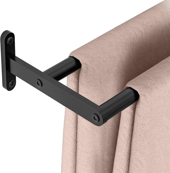 YUMORE Handtuchhalter Doppel 60CM Handtuchstange Wand Edelstahl Badetuchhalter 2 Stangen Badezimmer
