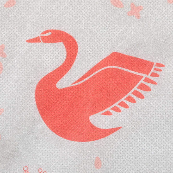 Relaxdays Kinderregal mit 3 Boxen, Spielzeug, Mädchen, Schwan-Design, Regal Kinderzimmer, HBT 89 x 2