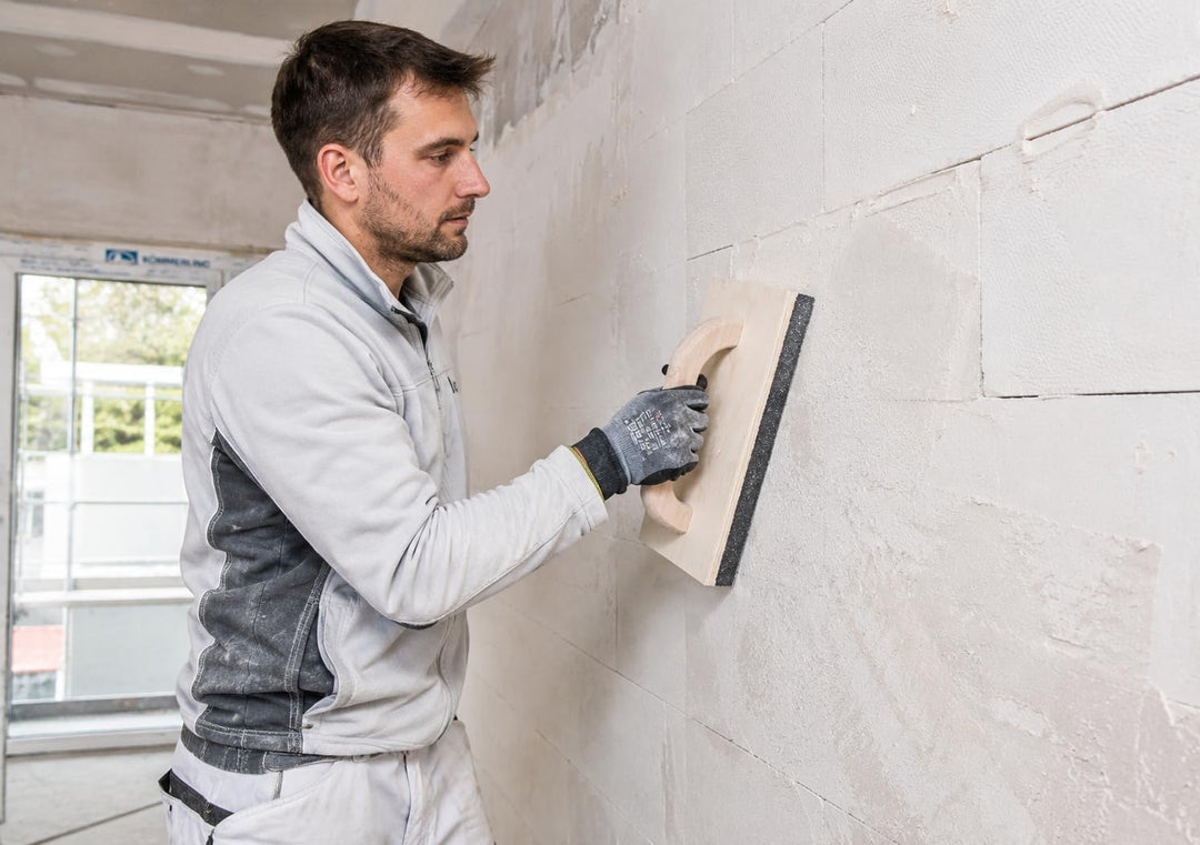 STUBAI Schleifbrett für Ytong und Styropor 500x240mm, Mit einer grobkörnigen Schleifwand, zum Schlei