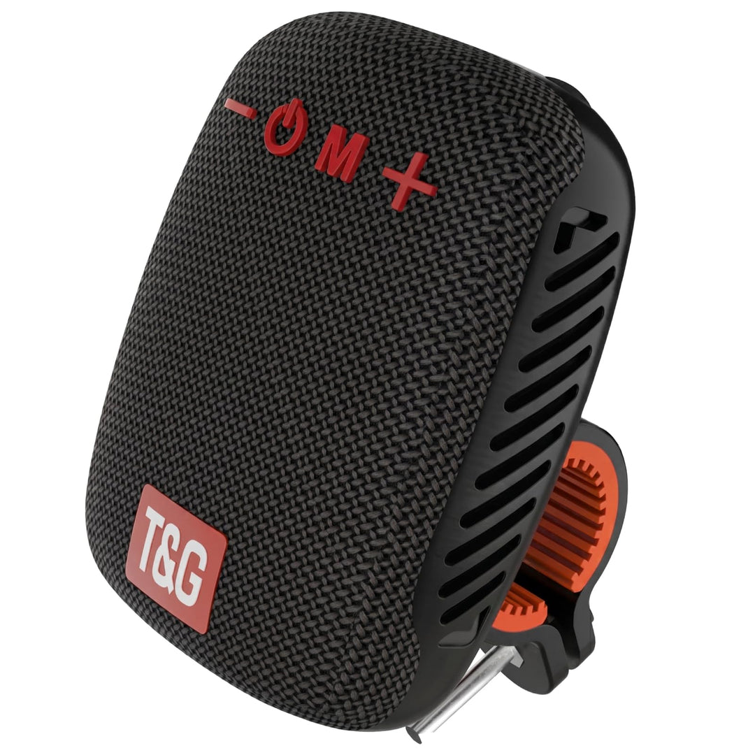 T&amp;G Tragbarer Bluetooth-Fahrrad-Lautsprecher: wasserdichter kabelloser Mini-Lautsprecher mit Fahrrad