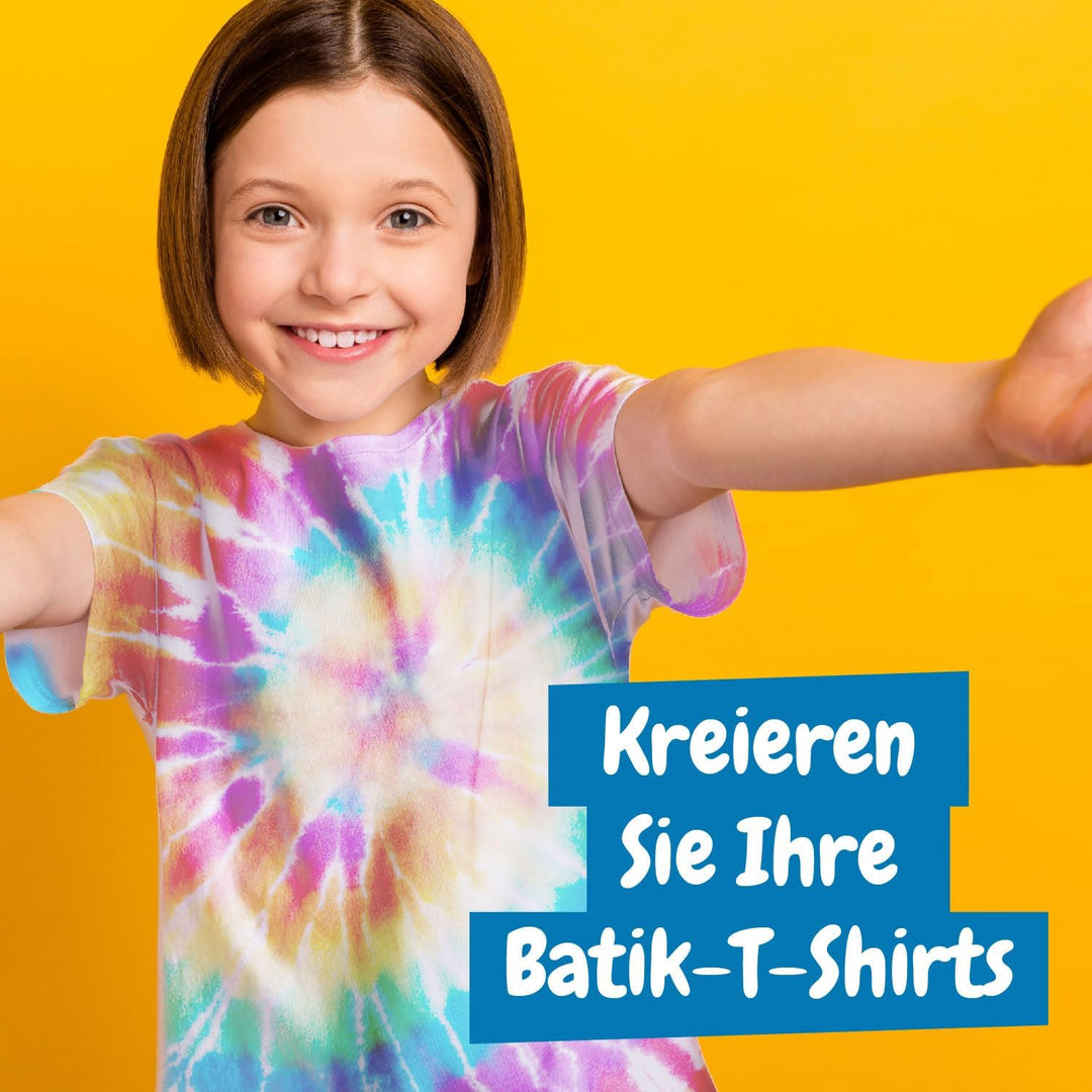 Science4you Modedesign - Tie Dye Kit für Kinder mit 12 Aktivitäten, Tie-dye & Fashion Craft Kits, ST
