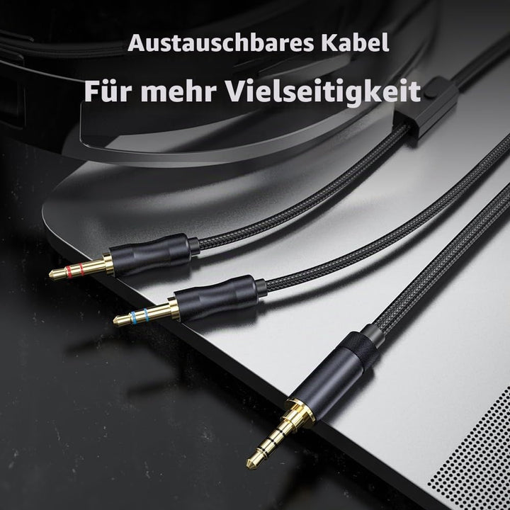 FiiO JadeAudio JT1 Professionelle Studio-Kopfhörer für Aufnahmen, Gaming-Headset mit Mikrofon, 50 mm