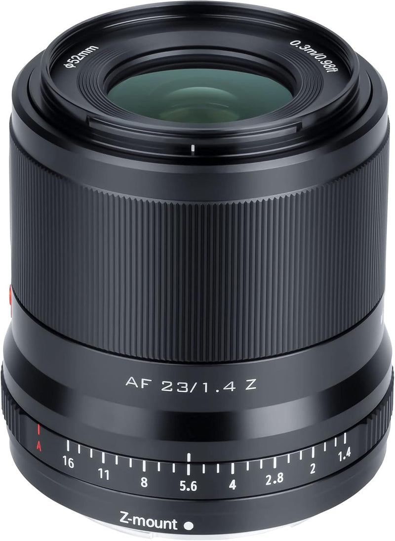 VILTROX AF 23mm F1.4 Z Mount Objektiv - Autofokus APS-C Weitwinkel Festbrennweite für Nikon Z-Mount