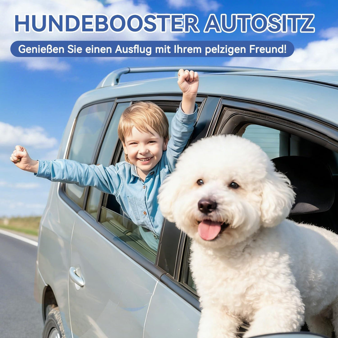 MH MYLUNE HOME Hunde Autositz für kleine & mittlere Hunde – Abnehmbarer, waschbarer Hundesitz bis 30