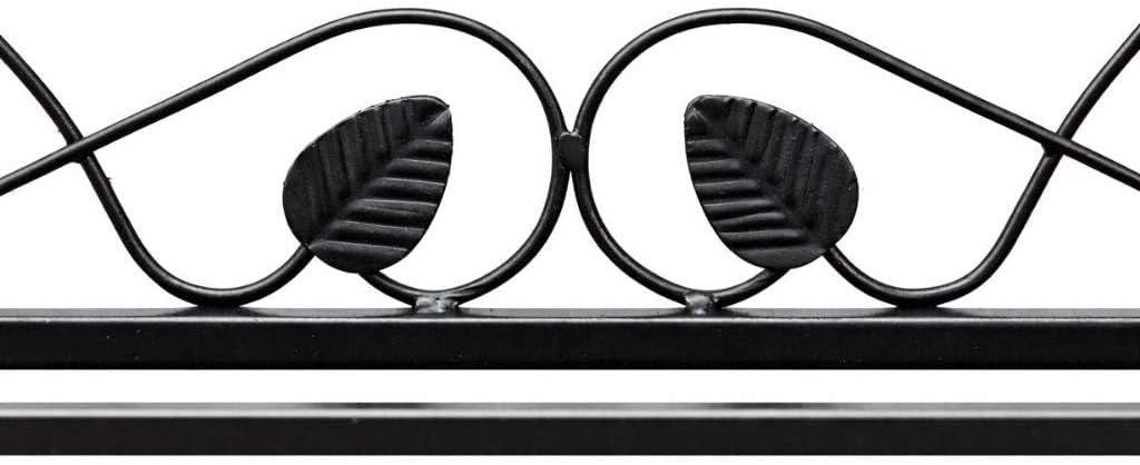 DanDiBo Schuhregal Mi-2 Regal 92 cm Schuhschrank 21236 Schuhablage Metall Schmiedeeisen