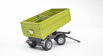 bruder 02203 - Fliegl 3-Seitenkipper mit Aufsteckbordwand - 1:16 Kippanhänger, Transportanhänger, Bo