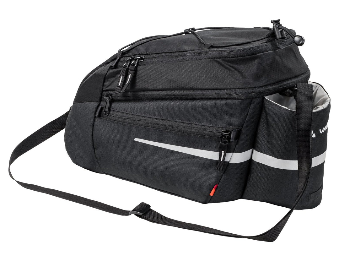 VAUDE Gepäckträgertasche Silkroad L (Snap-IT 2.0), 11 Liter Volumen, Black, Einheitsgrösse