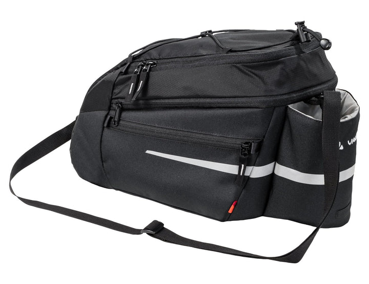 VAUDE Gepäckträgertasche Silkroad L (Snap-IT 2.0), 11 Liter Volumen, Black, Einheitsgrösse