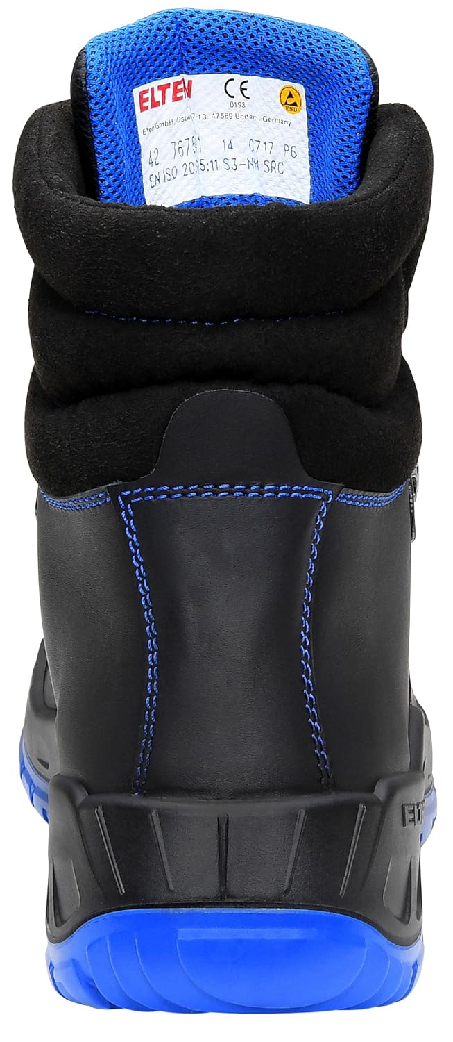 ELTEN Sicherheitsschuhe ALESSIO XW Mid ESD S3, Damen und Herren, Leder, Stahlkappe, leicht, robust,