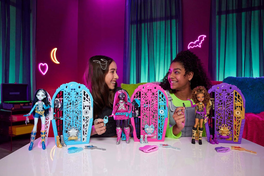 Monster High Skulltimate-Secrets-Set aus Puppe und Accessoires, Hauntlywood Mysteries Clawdeen Wolf