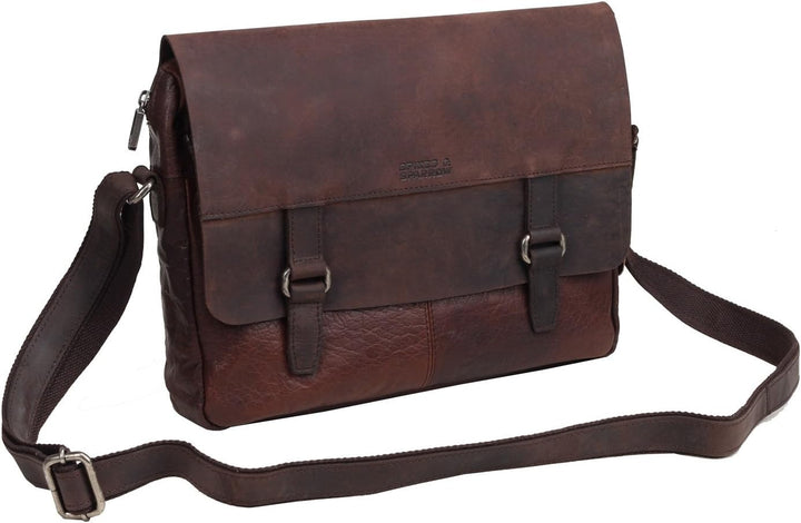 Spikes & Sparrow Bronco Belt Umhängetasche Leder 34,5 cm