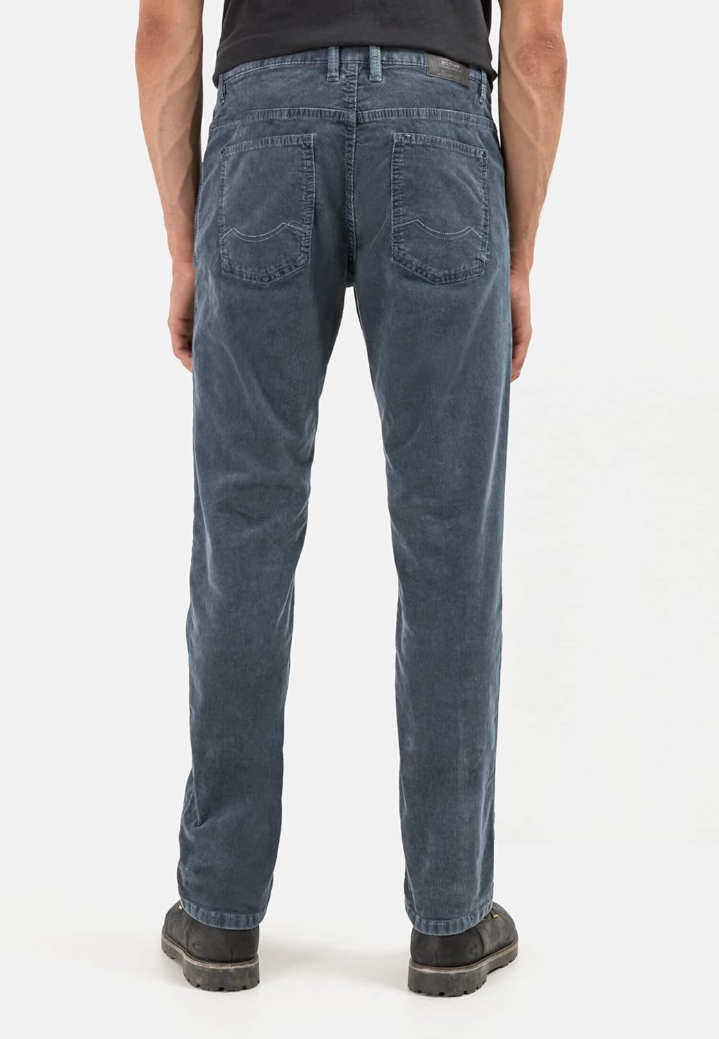 camel active Herren Regular Fit 5-Pocket Hose 42W / 34L Blau, 42W / 34L Blau