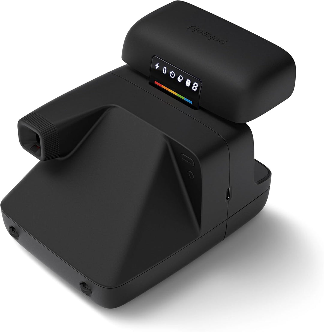 Polaroid FLIP - Pack Sofortbildkamera Schwarz + Farbfilm (16 Fotos)