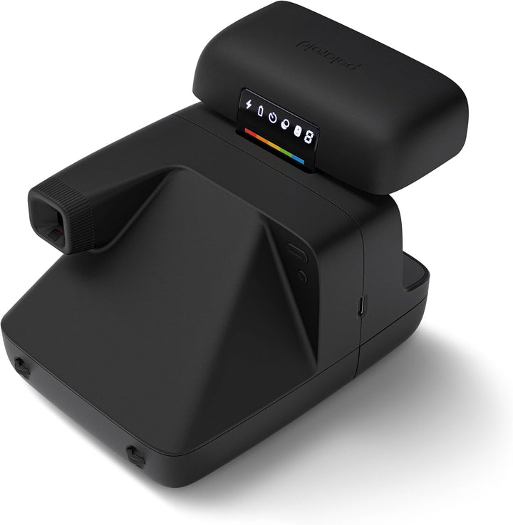 Polaroid FLIP - Pack Sofortbildkamera Schwarz + Farbfilm (16 Fotos)