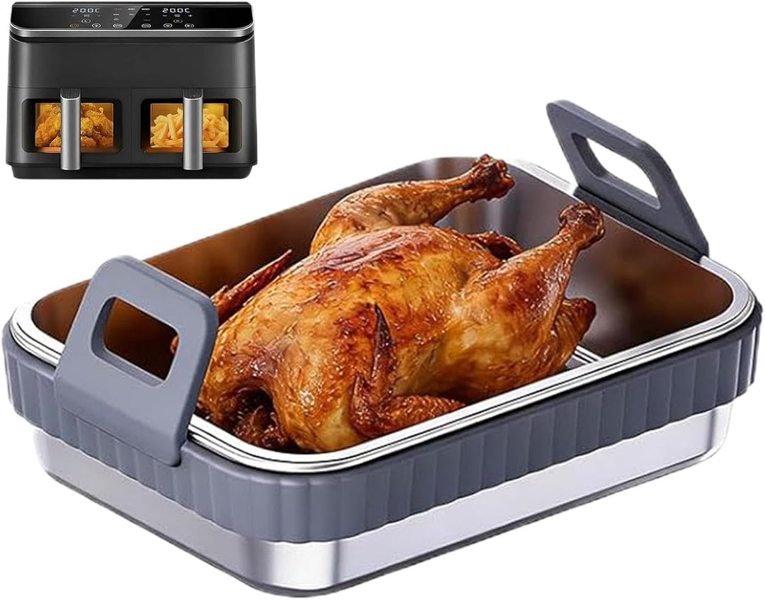 Generisch Heissluftfritteuse Ofenpfanne Backform Antihaftbeschichteter, | Küchen-Grillrost Backblech