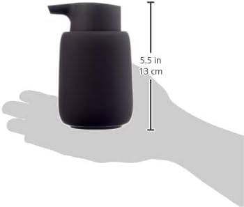 Blomus -SONO- Seifenspender aus Keramik, Magnet, Seifendosierer in edler Optik, mattiert, hochwertig