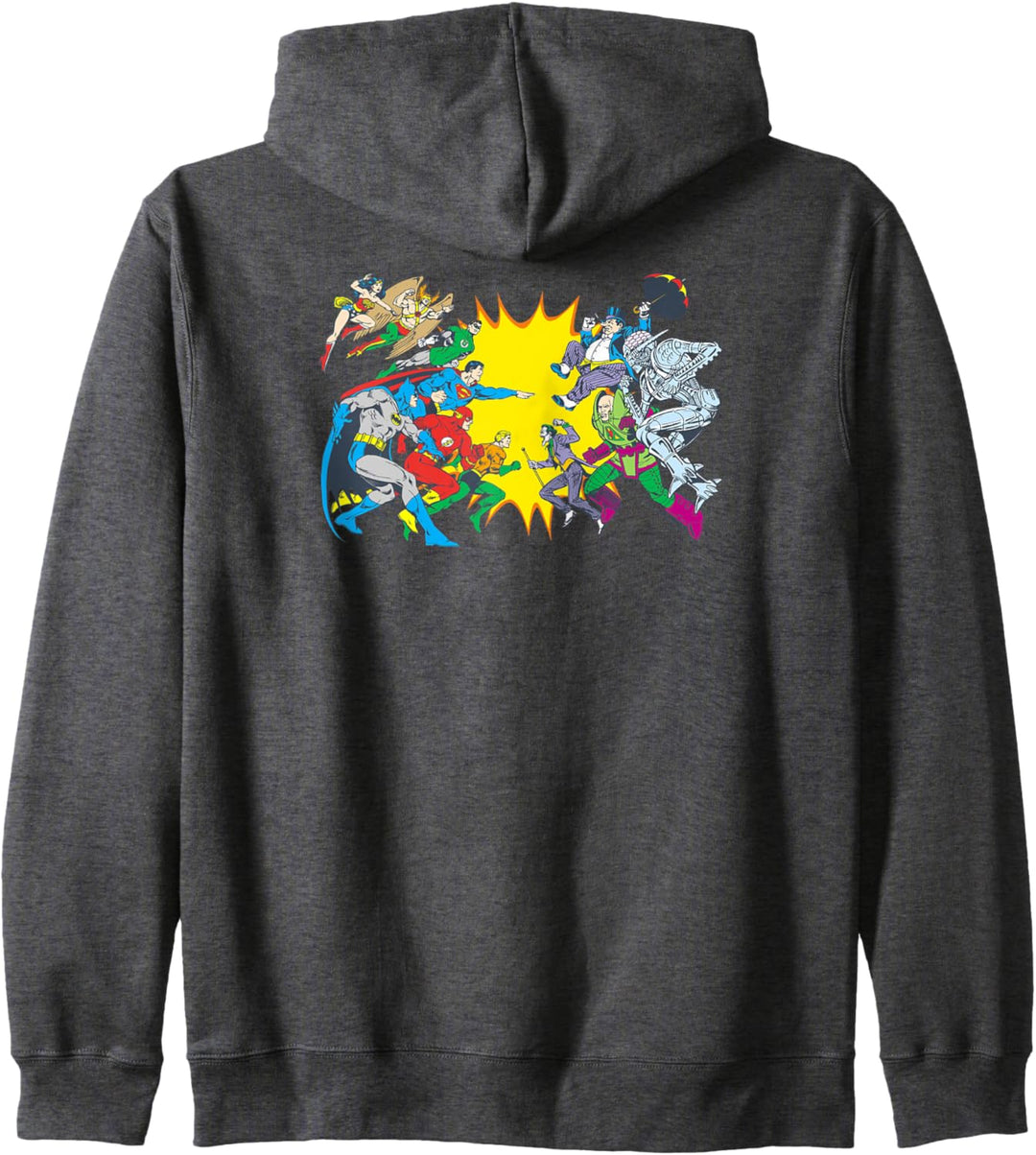 Justice League Face Off Comics Kapuzenjacke