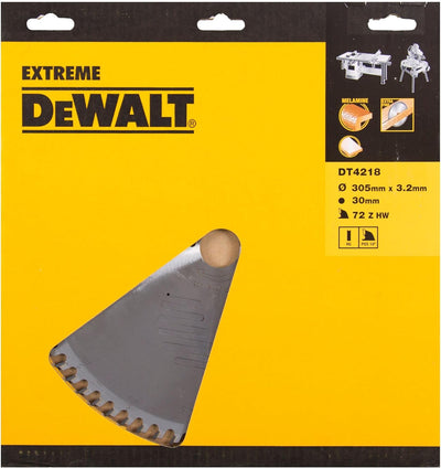 DeWalt Stationärkreissägeblatt/Kreissägeblatt Extreme (305/30 mm, 72HZ, für extrem feine Schnitte, f