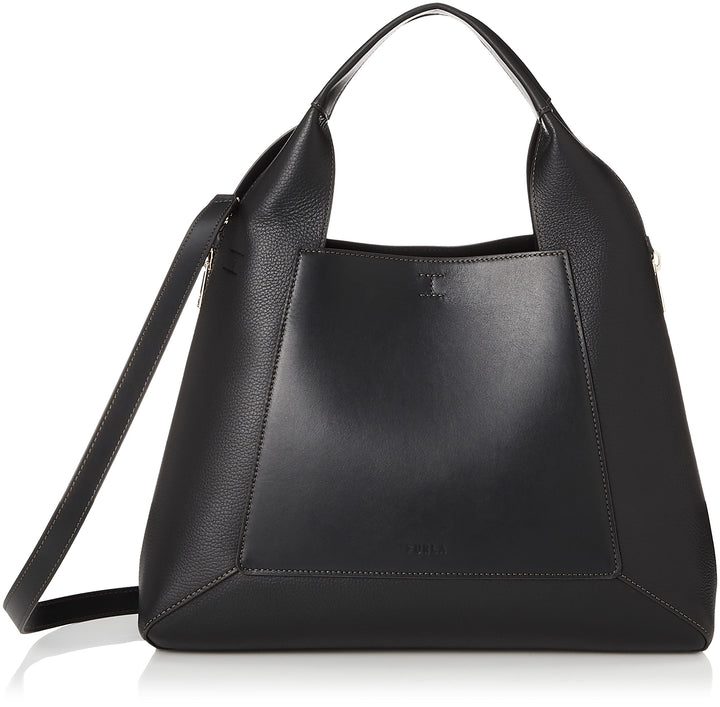 Furla Gilda Tote Bag L Nero + Marmo c