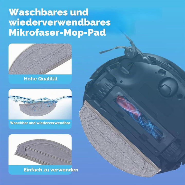 VIEWALL Saros 20 Sonic Zubehör für Roborock Saros 20 Sonic Staubsauger,1 Hauptbürsten,4 HEPA-Filter,