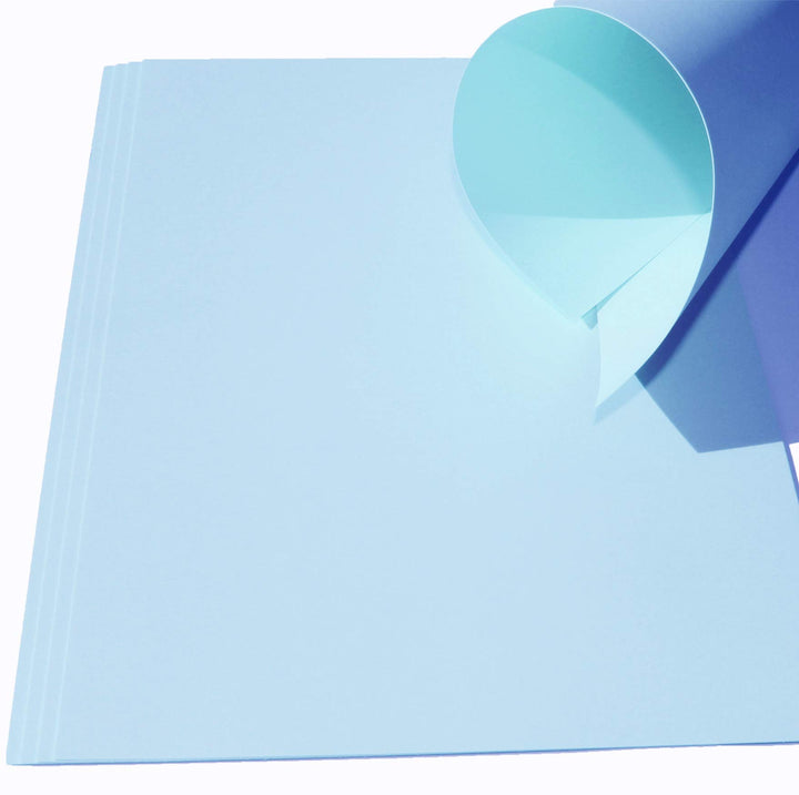 Top Lamination Laminiertechnik 100 Blatt Ton-Bastel-Karton DIN A5 240g/m² hellblau Dickes Ton-Papier