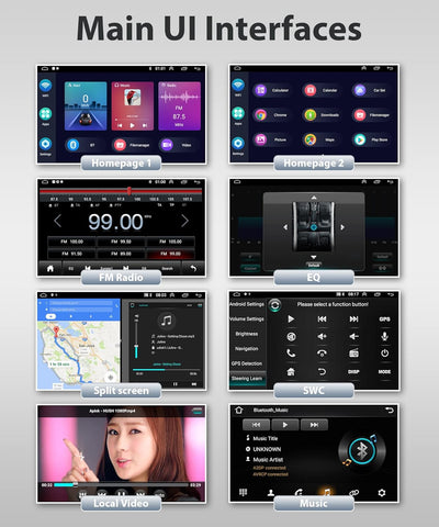 Podofo Android Carplay Autoradio für Seat Altea 2004-2015(Linkslenker), Android Auto HiFi GPS 9" Tou
