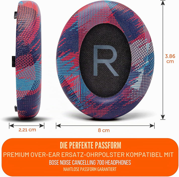 WC Wicked Cushions Verbesserte Ersatz-Ohrpolster für Bose 700 Noise Cancelling-Kopfhörer (NC700) – w
