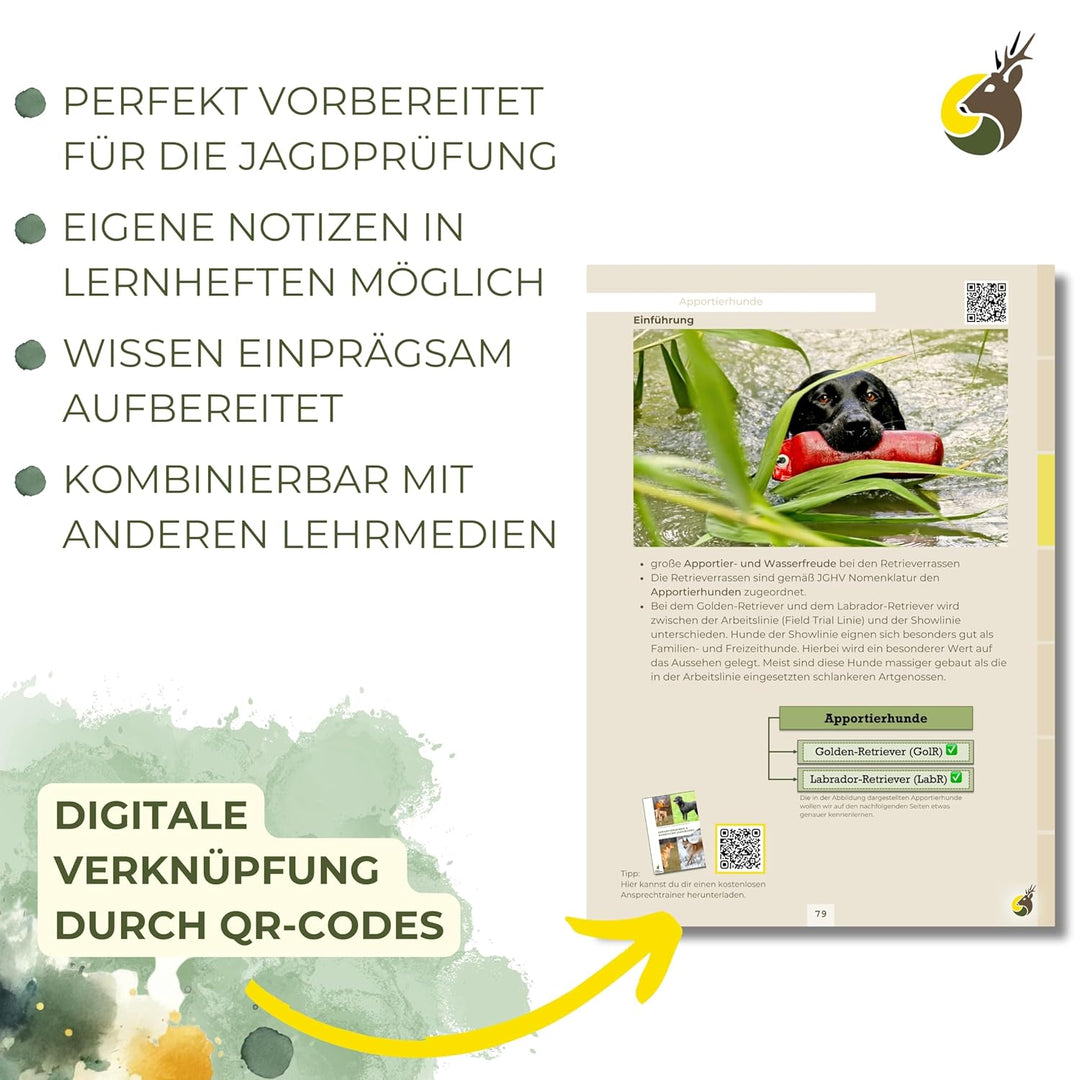 Jägerschmiede Lernhefte: Erfolgreich die Jagdprüfung bestehen & sicher zum Jagdschein – individuell,