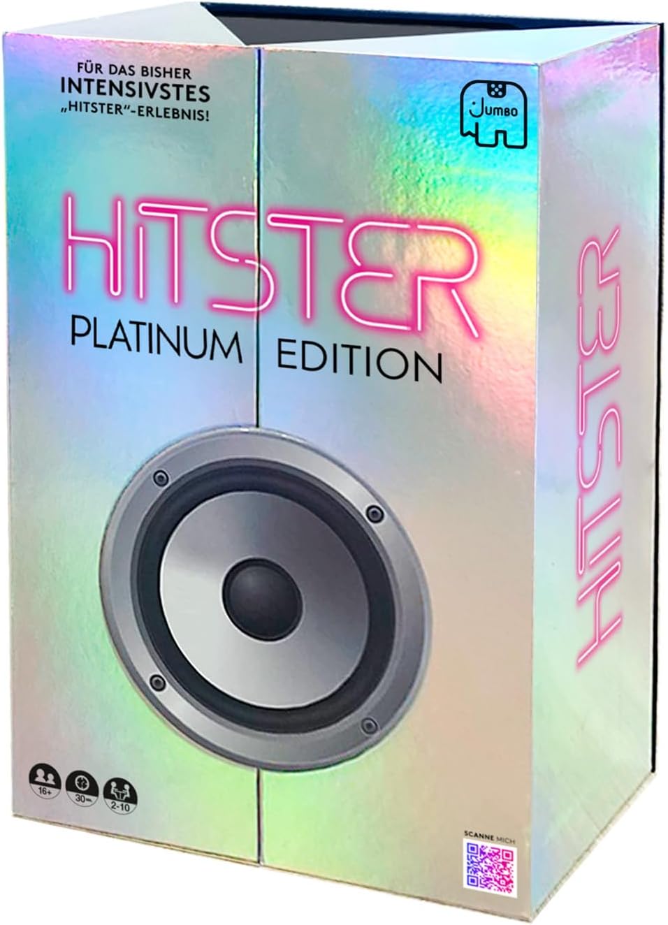 Hitster Platin-Edition – Musik-Partyspiel mit 500 Songs aus Pop, Rock, Hip-Hop, Dance & mehr, inkl.