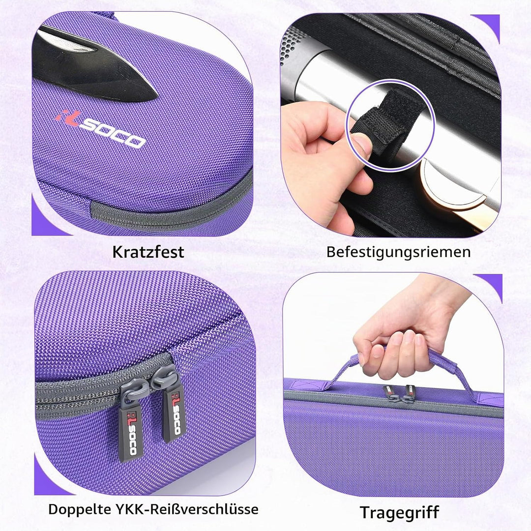 RLSOCO Tasche für Dyson Airstrait Straightener HT01 &amp; Corrale/Corrale Special Edition Hair Straighte