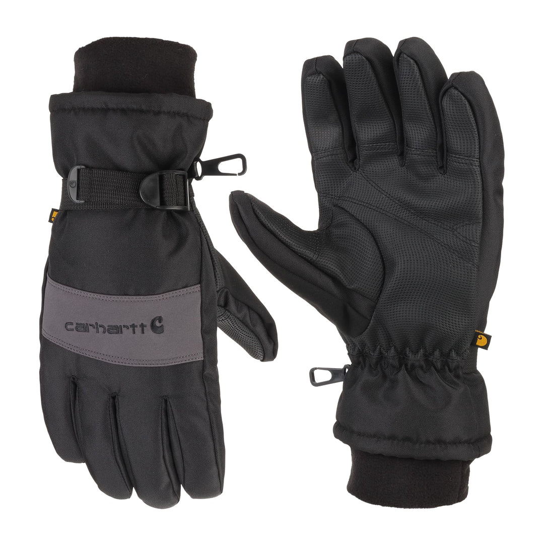 Carhartt Herren Wp Wasserdichter, Isolierter Handschuh kaltes Wetter M (1er Pack) schwarz / grau, M