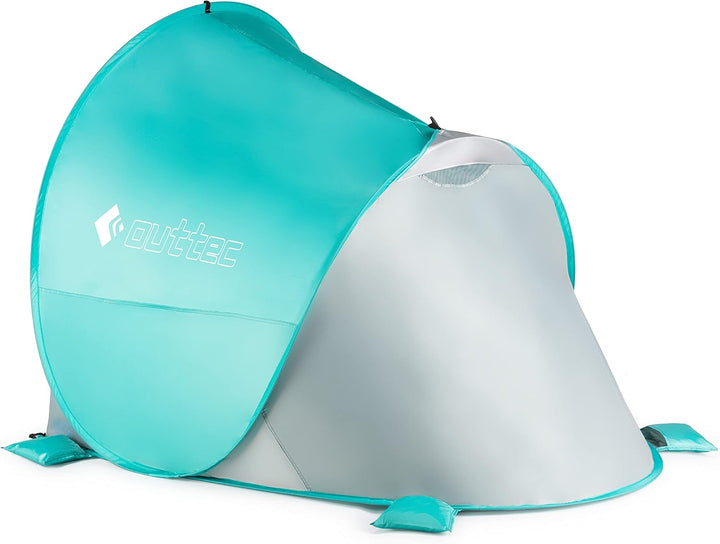 Strandmuschel UV Schutz 50, Pop Up Strandzelt, Leicht zu Tragen, Koffertauglich, Strand Windschutz u