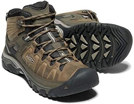 KEEN Herren Targhee III MID Wasserabweisend Wanderstiefel 39.5 EU Bungee Seil Schwarz, 39.5 EU Bunge