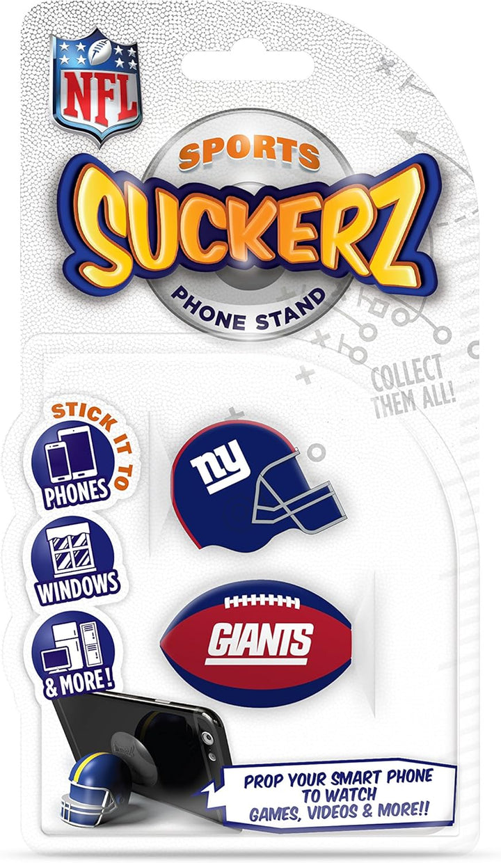 NFL Sports Suckerz New York Giants Football & Helmet Phone Stand