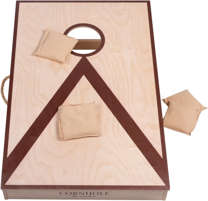 Engelhart Cornhole Einzelspiel 90 × 60 cm Kiefer-/Birkenholz inkl. 2 × 4 Wurfsäckchen