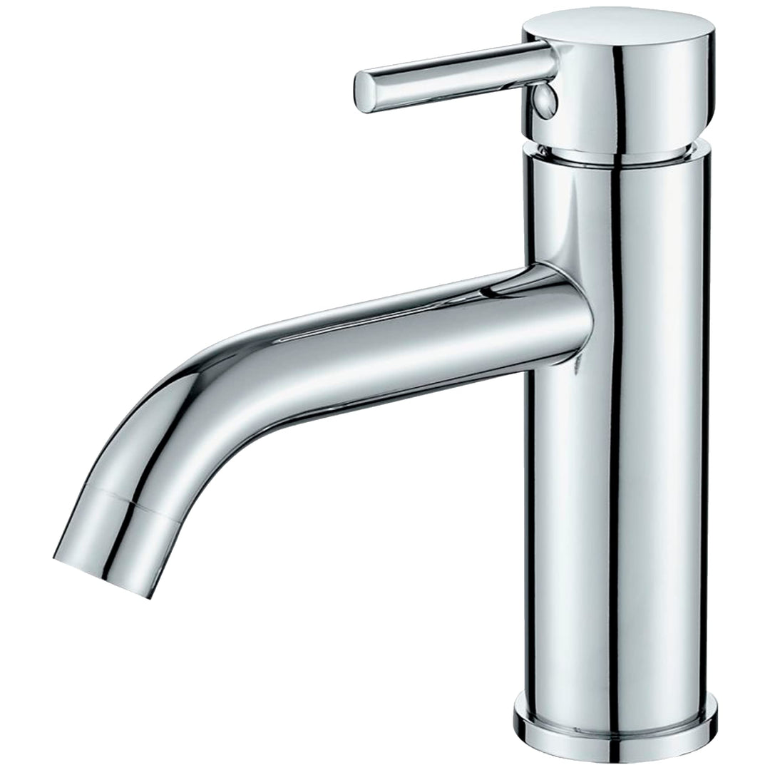VALAZ Wasserhahn Bad Verchromt | Einhebelmischer Waschbecken, Warm und Kaltwassermischer, Wasserspar
