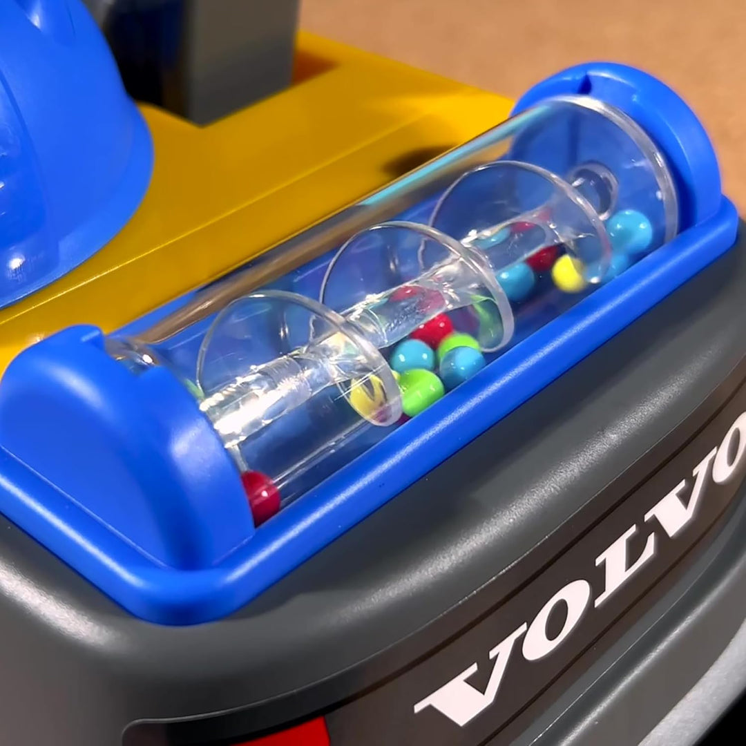 Dickie Toys ABC - Bagger-Fahrzeug Danny Digger (25 cm) für Kinder ab 2 Jahre - motorisiertes Volvo B